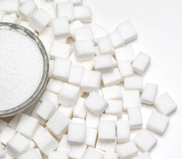 istock White sugar isolated on the white background 959171520