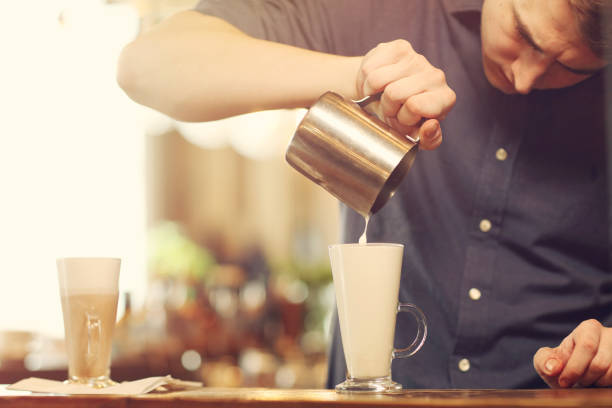 istock Barista Cafe Making Coffee Preparation Service Concept 959184912