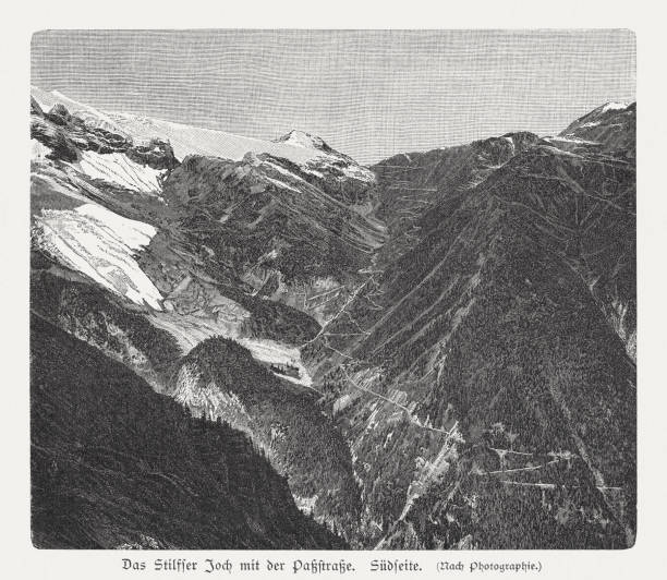 istock Stelvio Pass (Stilfser Joch), Italy, wood engraving, publisched in 1897 959186504