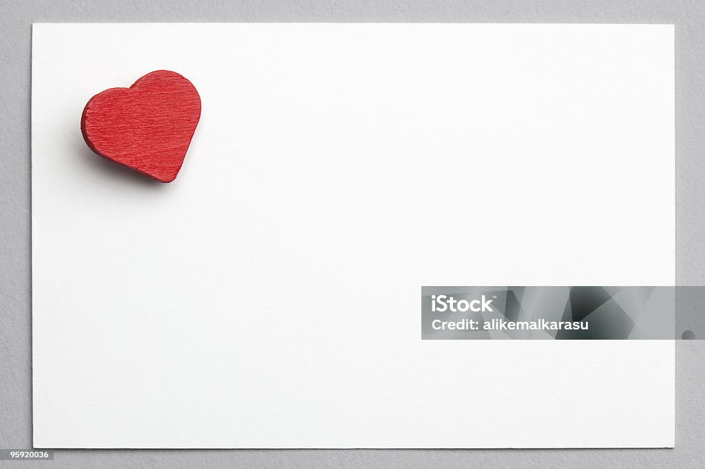 Valentinstag-Karte - Lizenzfrei Einladungskarte Stock-Foto