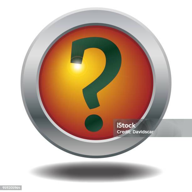 Question Mark Icon Stock Illustration - Download Image Now - Asking, Blank, Circle