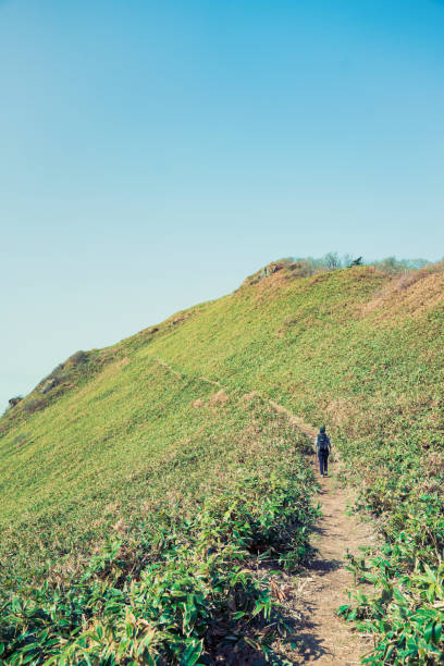 istock Woman hiking in mountain,Japan 959206640