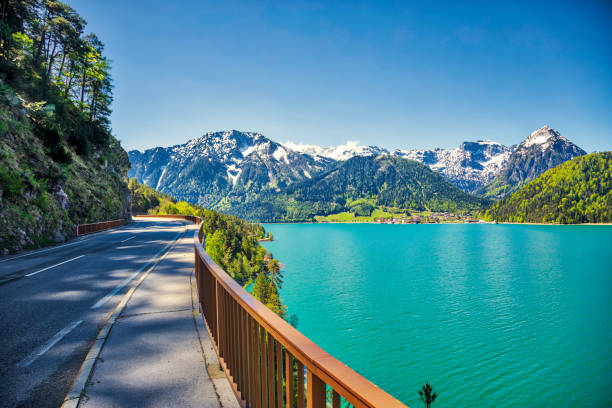 panoramic view of the mountain road (HDRi)