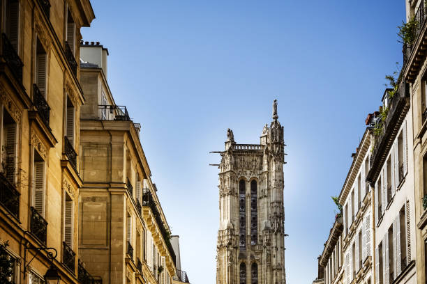 istock Saint-Jacques Tower in Paris, France 959215880