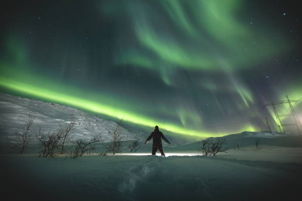 istock Northern Lights over Riksgransen, Sweden 959216466