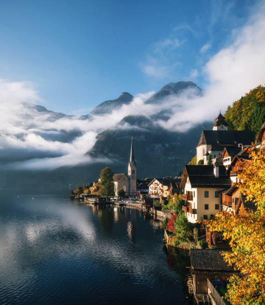 istock Scenic Hallstatt town in autumn, Austria 959229804