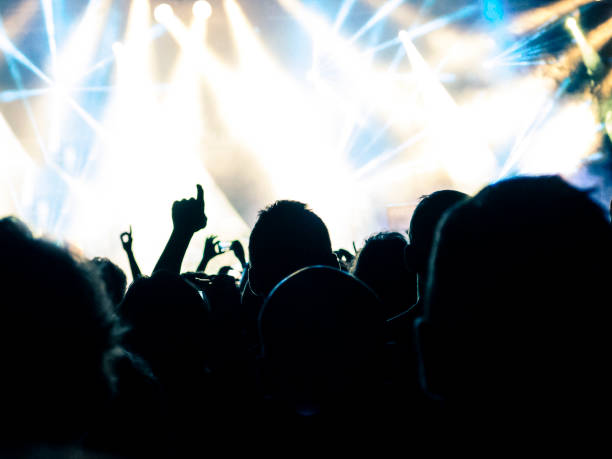istock Concert crowd in front of a live stage 959233778