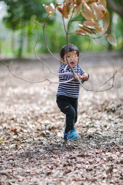 istock Japanese child enjoying in public park 959241372