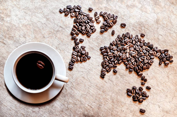istock map of continents from coffee beans on a wooden background 959243594