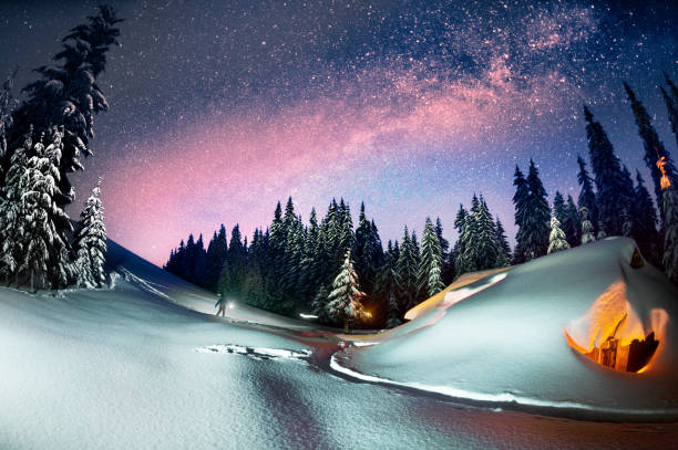 istock Christmas House in the Carpathians 959248072
