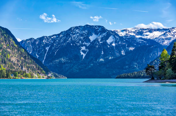 istock panoramic view of the mountain lake (HDRi) 959248924