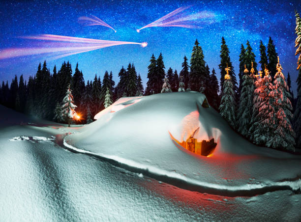 istock Christmas House in the Carpathians 959252436