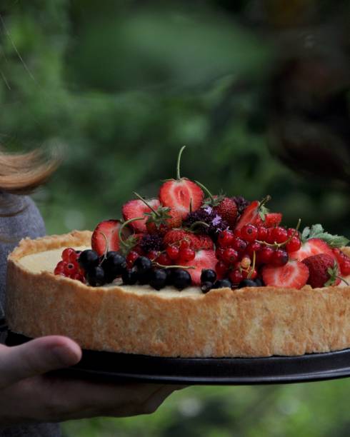 istock Fruit pie with strawberries and other berries 959252686