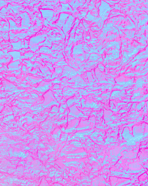 istock Holographic neon background from paint with vibrant colors. Trendy texture. 959274454