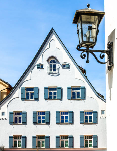 old renovated house with a pointed roof in the Upper Palatinate