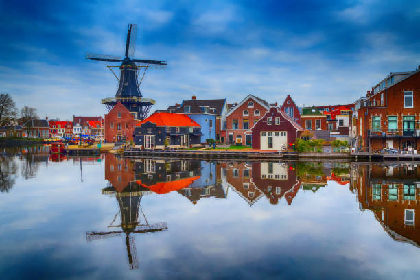 istock landscape with the windmill, Haarlem, Holland 959284104