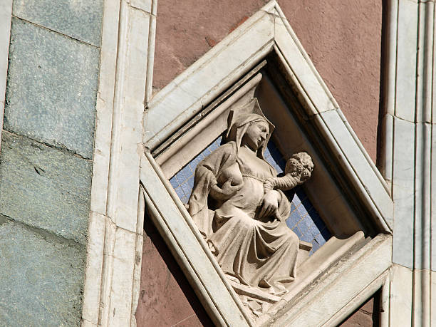 istock Florence - Details on the Giotto's bell tower 95928446
