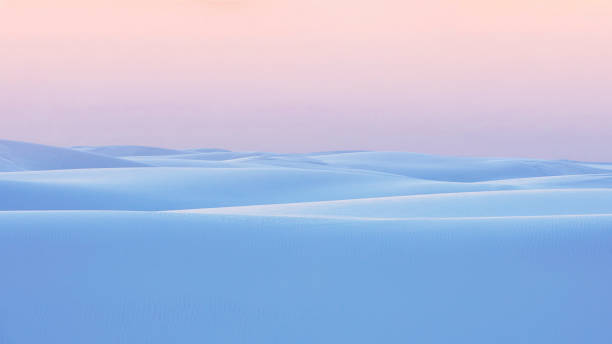 sunset at white sands national monument - white sands national monument imagens e fotografias de stock