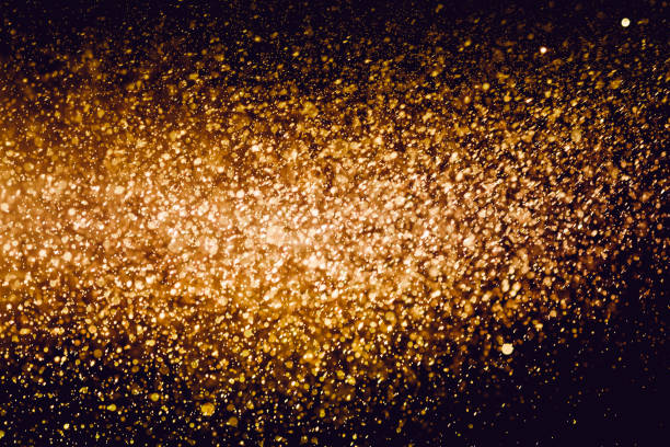 istock Christmas blur bokeh background texture abstract light glittering stars on bokeh. glitter vintage lights background 959287650
