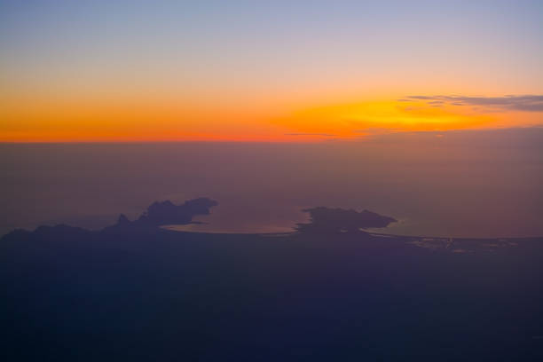 istock Aerial shot at dawn over Formentor 959292028