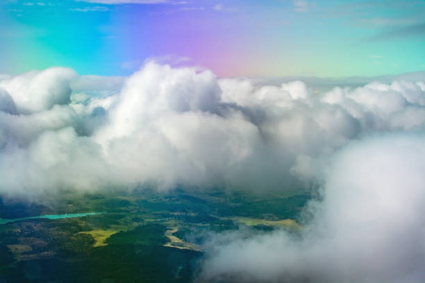 istock Aerial dreamy cloud landscape 959292152