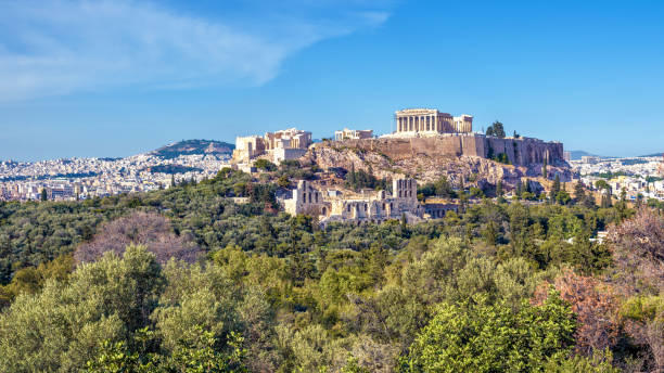 istock Panoramic view of the Acropolis in Athens, Greece 959296206