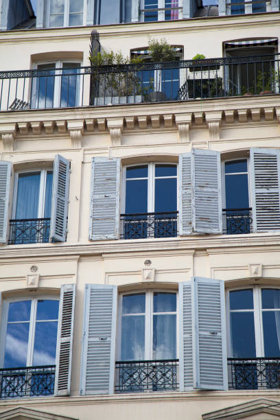 istock windows of old houses paris. 959319718