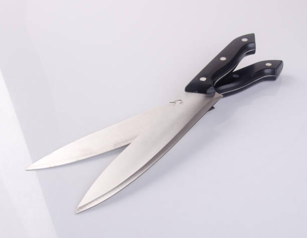 istock knife or knife close up on background 959320360
