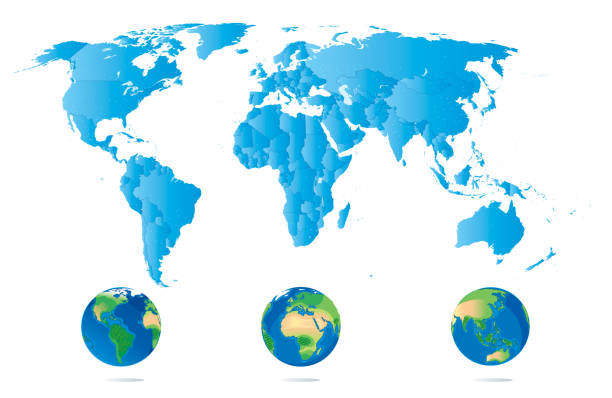 Http World Map 6,400+ World Map With Country Borders Stock Photos, Pictures & Royalty ...