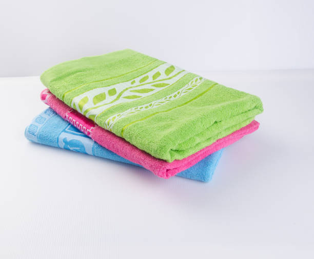 istock towel or bath towel on a background 959328462