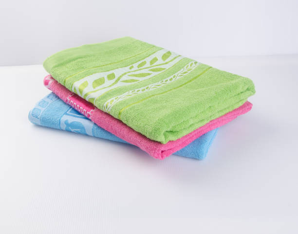 istock towel or bath towel on a background 959328916