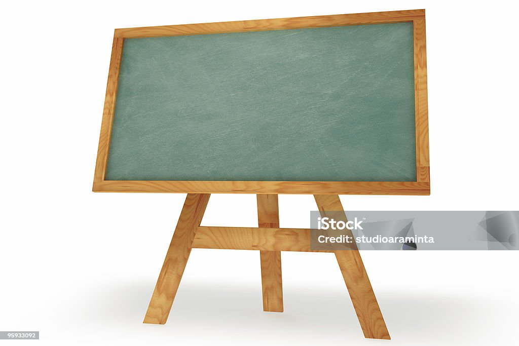 Pé Chalkboard - Royalty-free Aluno da Escola Primária Foto de stock