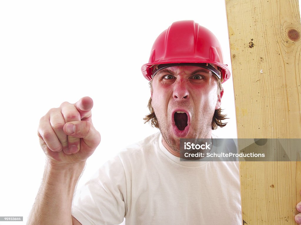 Trabajador de construcción - Foto de stock de Trabajador de construcción libre de derechos