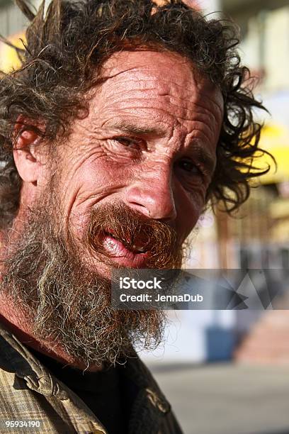 Life On The Streets Stock Photo - Download Image Now - 40-49 Years, Beard, Boardwalk