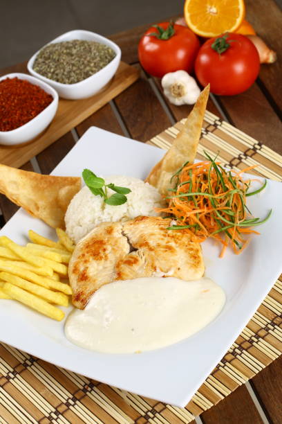 istock Fish dish - grilled fish fillet and vegetables 959344238