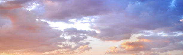 istock Colorful sky with clouds background. Panorama view. 959355588