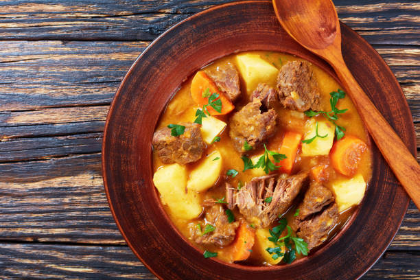 istock beef stew in a clay bowl 959356660
