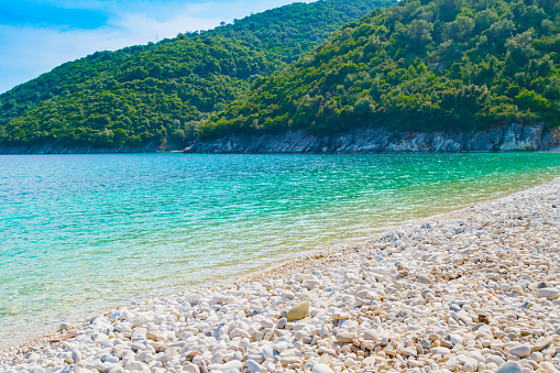 Lefkada 이오니아에서 블루 크리스탈 바다 물 Poros 해변 섬 그리스 0명에 대한 스톡 사진 및 기타 이미지 - 0명 ...