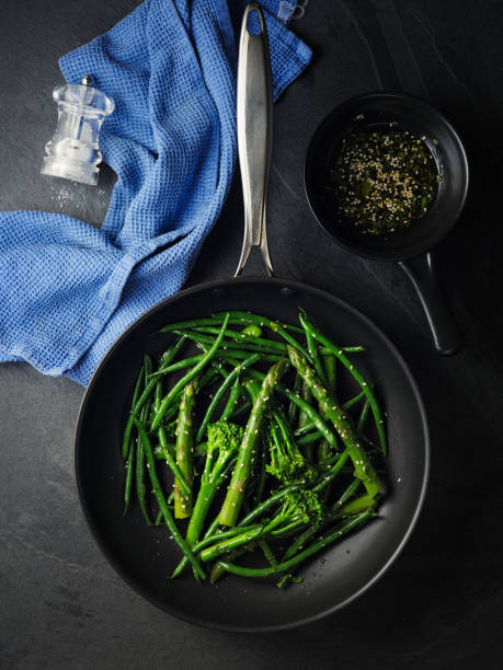 istock Spring green with sesame oil 959362760