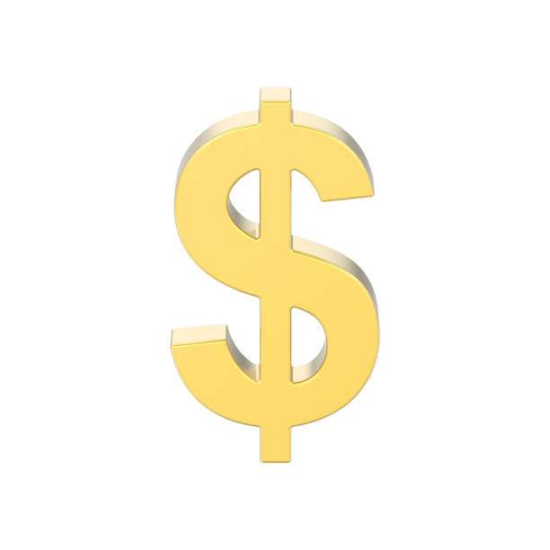 istock 3D illustration isolated gold dollar money 959362900