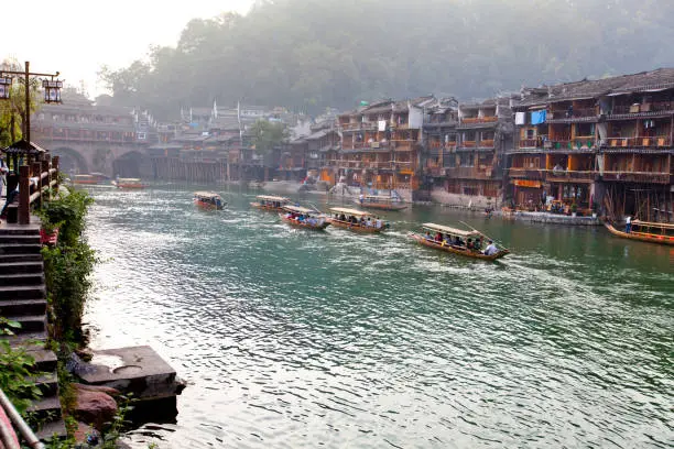 Fenghuang Ancient City Hunan, City program tour zhangjiajie