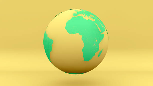 istock globe earth Africa yellow green 959371340