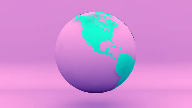 istock globe earth America purple blue 959371588