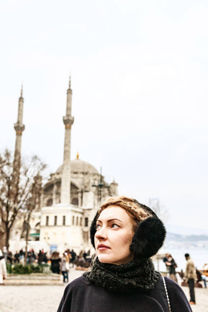 istock Beautiful Woman Sightseeing in Istanbul 959376092