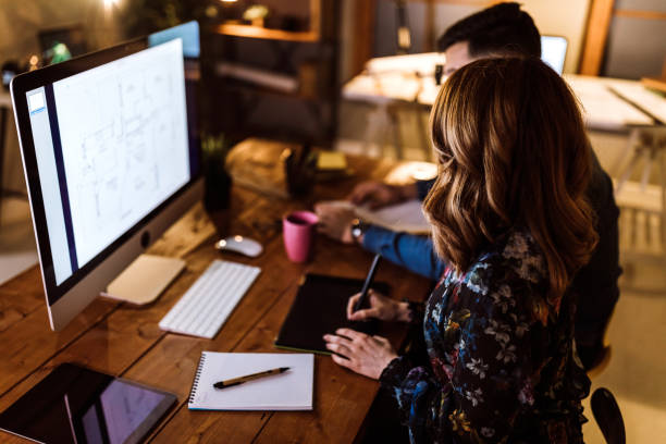 istock Teamwork Late At Night At Cozy Office 959380888