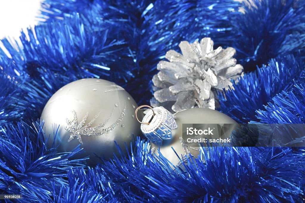 Decorations and fir cone  Artificial Stock Photo