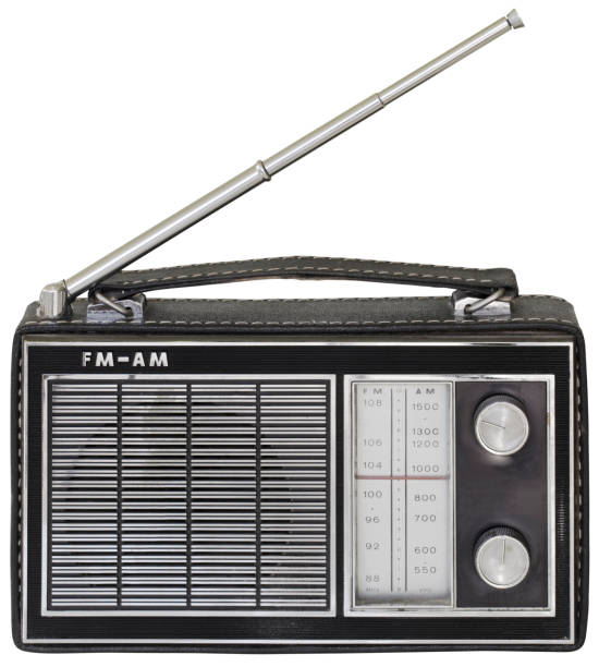 istock Old Black Portable Radio Receiver Cutout 959382900