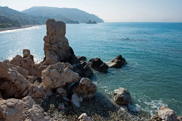 istock Aphrodite's Rock beach. Petra tou Romiou, Cyprus 959387750