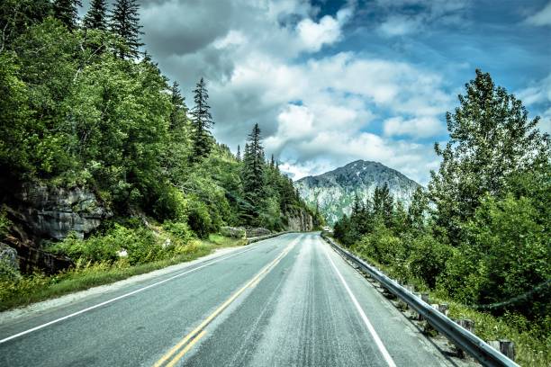 istock The White Pass and Yukon Route on train passing through vast landscape 959393888