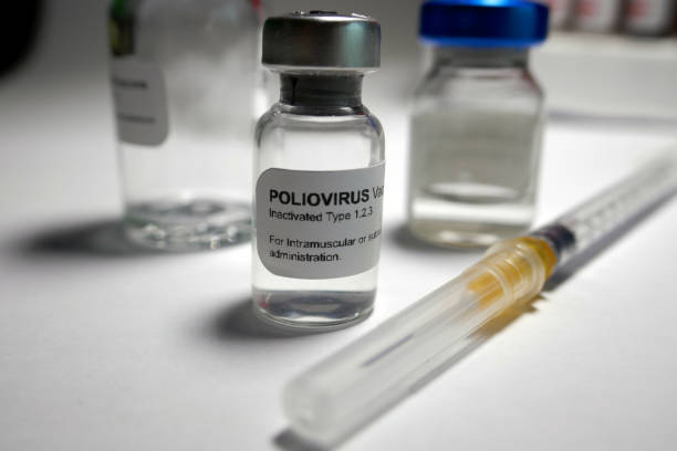 Polio Virus stock photo